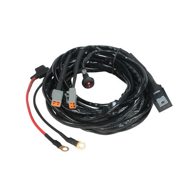 Araba Off Road Işık Otomotiv Kablo Demeti Suya Dayanıklı 10ft 14AWG ODM