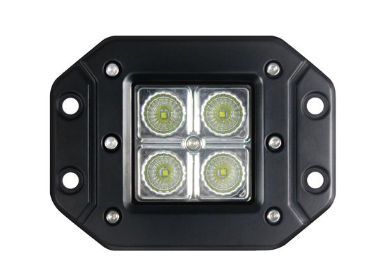 CE ATV UTV 12W Spot Işın Led Işıkları Gömme Montaj Darbeye Dayanıklı