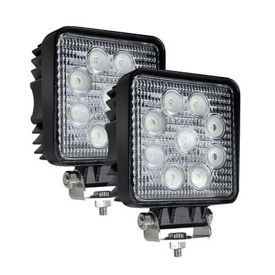 RoHS 27Watt 2PCS LED Çalışma Sel Işıkları UTV için 2160 Lm