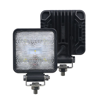 10-30V Siyah Kare LED Projektör 9 W R23 R10 Darbeye Dayanıklı