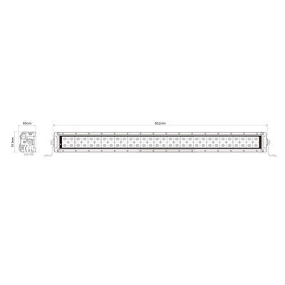 76cm 204W Araba LED Işık Çubuğu Emark Osram LED Barlar Isıtma Lensi