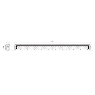 CE 40in 240W Isıtmalı Lensli LED Sürüş Işık Çubuğu TS 16949