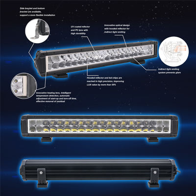 Kamyonlar için 50 İnç Off Road Çift Sıralı LED Işık Çubuğu 341W 5700K IP69K