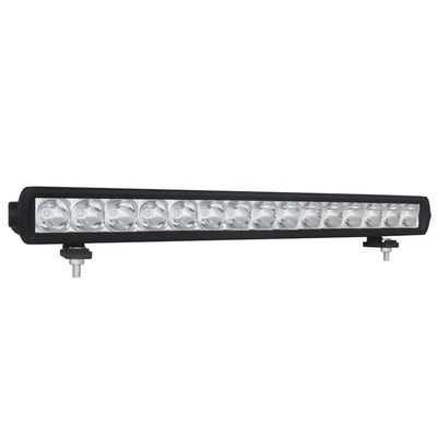 UTV Spot Işın İnce Tek Sıra LED Işık Çubuğu Braketli 20 İnç 45W IP69K