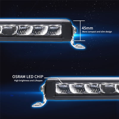 UTV Su Geçirmez 5.5in Otomatik LED Işık Çubuğu Çizilmez 760lm Çıkış