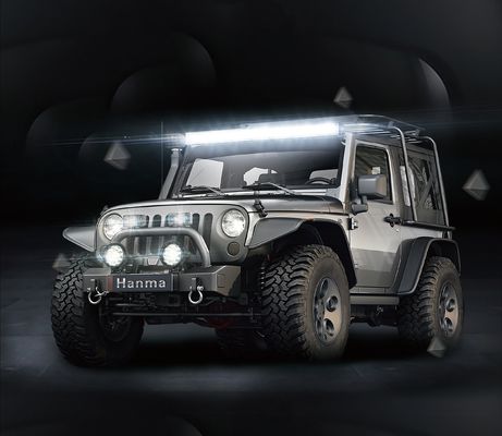 UTV Yardımcı Yüksek Güçlü LED Sürüş Işıkları Dikdörtgen DC 30V 34.5W