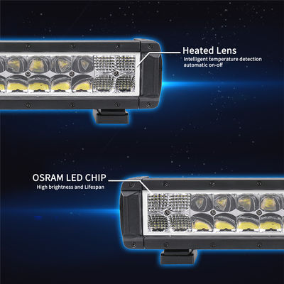 5700K Çift Sıralı LED Işık Çubuğu 44w Alüminyum Muhafaza