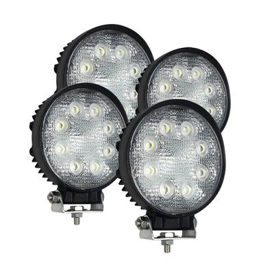 Endüstriyel Araçlar için 1920lm 90° 24 Watt LED Yuvarlak Projektör