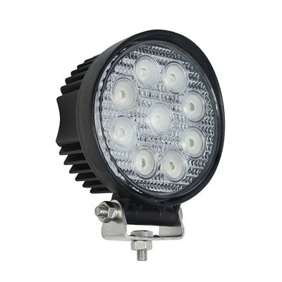 2160lm Yuvarlak LED Çalışma Sel Işıkları 27W Sanayi Madenciliği Offroad Aydınlatma